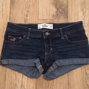 Hollister denim jean shorts